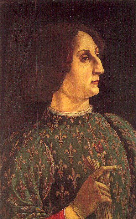 Pollaiuolo, Piero Galeazzo Maria Sforza Norge oil painting art